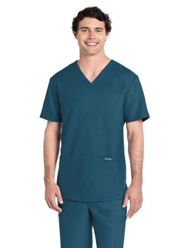 Cherokee Men's 2-Pocket V-Neck Top image thumbnail
