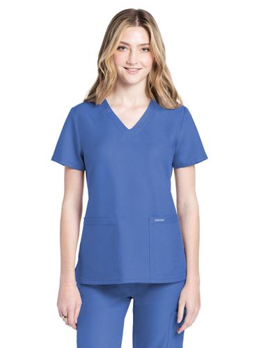 Cherokee Women's 2-Pocket V-Neck Top image thumbnail