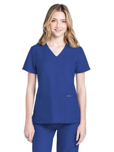 Cherokee Women's 2-Pocket V-Neck Top image thumbnail