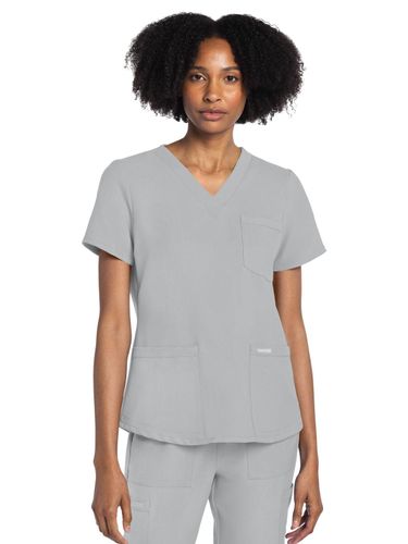 Cherokee  Women's 3-Pocket V-Neck Top image thumbnail