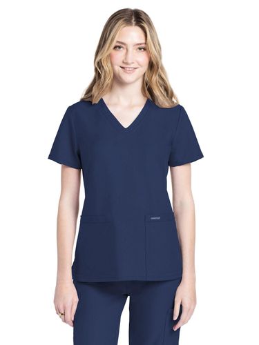 Cherokee Women's 2-Pocket V-Neck Top image thumbnail