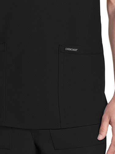 Cherokee Men's 2-Pocket V-Neck Top image thumbnail