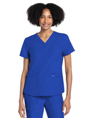 Cherokee  Women's 3-Pocket V-Neck Top image thumbnail