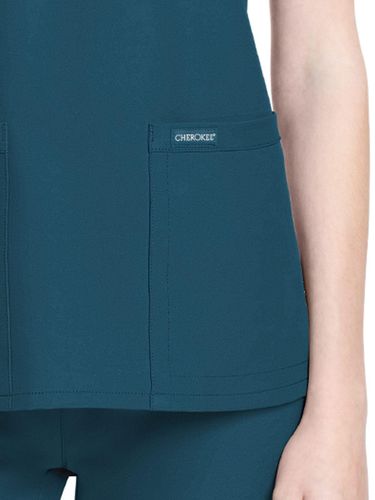 Cherokee Women's 2-Pocket V-Neck Top image thumbnail