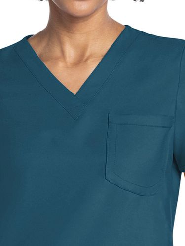 Cherokee  Women's 3-Pocket V-Neck Top image thumbnail