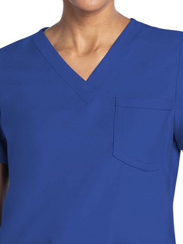 Cherokee  Women's 3-Pocket V-Neck Top image thumbnail