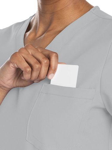 Cherokee  Women's 3-Pocket V-Neck Top image thumbnail