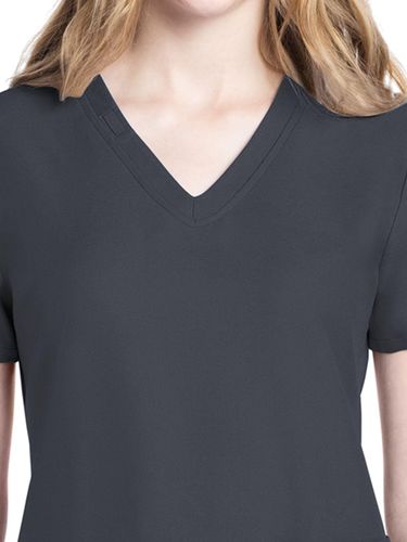 Cherokee Women's 2-Pocket V-Neck Top image thumbnail