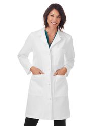 Image of Meta Ladies 38" Knot Button iPad Labcoat