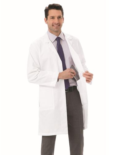 Meta Men's Five-Pocket 38" Full-Length Long Lab Coat image thumbnail
