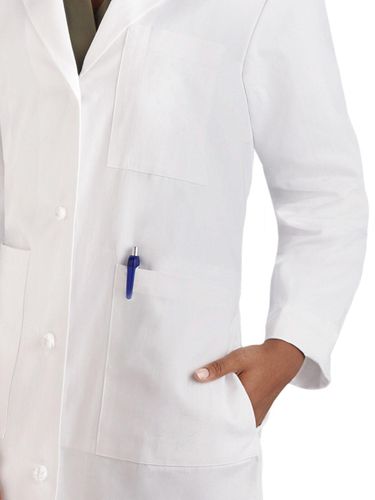 Meta Ladies 38" Knot Button iPad Labcoat image thumbnail