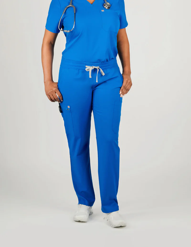 Jasmine Cargo Women's Ceil Blue Scrub Pants image thumbnail