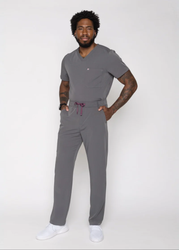 Image of Paris One-Pocket Men's Royal Blue Scrub Top