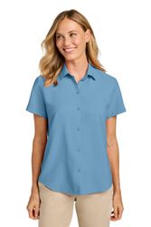 Image of Port Authority Women's Short Sleeve UV Dockside Shirt 