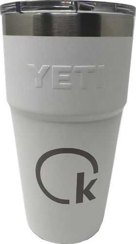 Yeti 16 oz Rambler with KS logo only image thumbnail