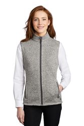 Image of Port Authority Women's Sweater Fleece Vest L236