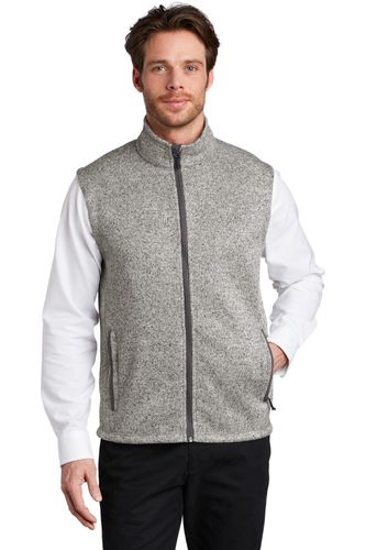 Port Authority Sweater Fleece Vest F236 image thumbnail Port Authority Sweater Fleece Vest F236 image thumbnail