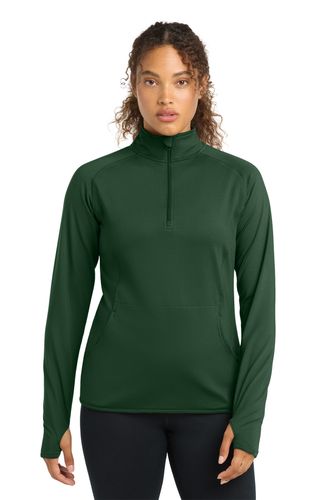 Sport-Tek Women's Sport-Wick Stretch 1/4-Zip Pullover. LST850 image thumbnail
