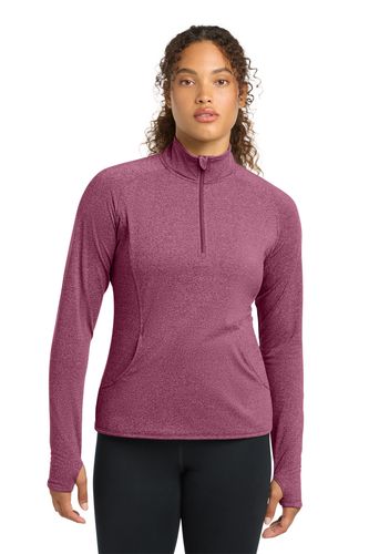 Sport-Tek Women's Sport-Wick Stretch 1/4-Zip Pullover. LST850 image thumbnail