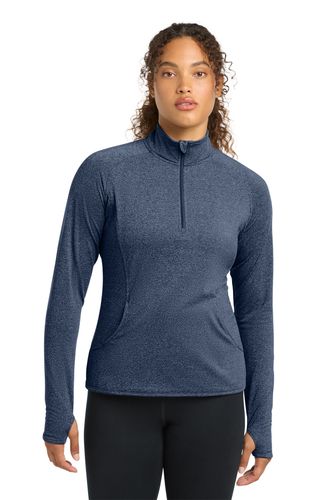 Sport-Tek Women's Sport-Wick Stretch 1/4-Zip Pullover. LST850 image thumbnail