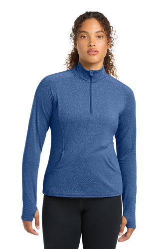 Sport-Tek Women's Sport-Wick Stretch 1/4-Zip Pullover. LST850 image thumbnail