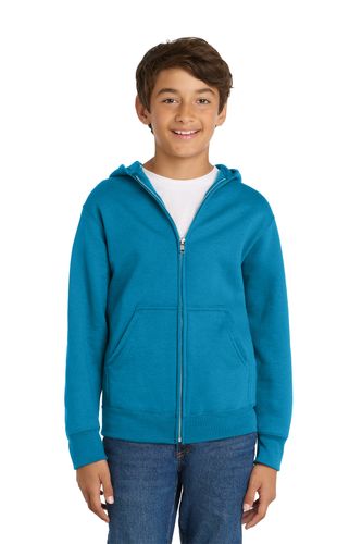 Neighborhoods Youth Fleece Full-Zip Hooded Sweatshirt image thumbnail
