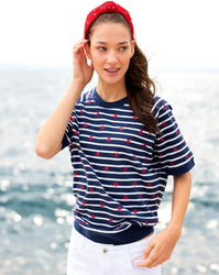 Image of Stars & Stripes Short Sleeve Sweatshirt
