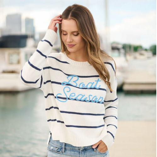 Boat Season Relaxed Fit Sweater image thumbnail