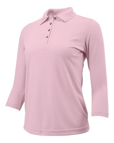 Women's Lady Palm Three-Quarter Sleeve Polo - 120 image thumbnail