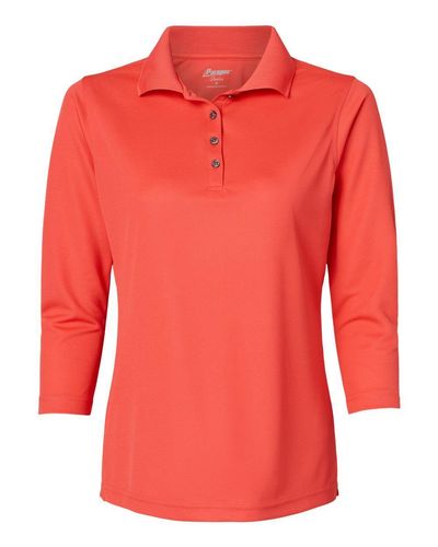 Women's Lady Palm Three-Quarter Sleeve Polo - 120 image thumbnail