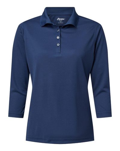 Women's Lady Palm Three-Quarter Sleeve Polo - 120 image thumbnail