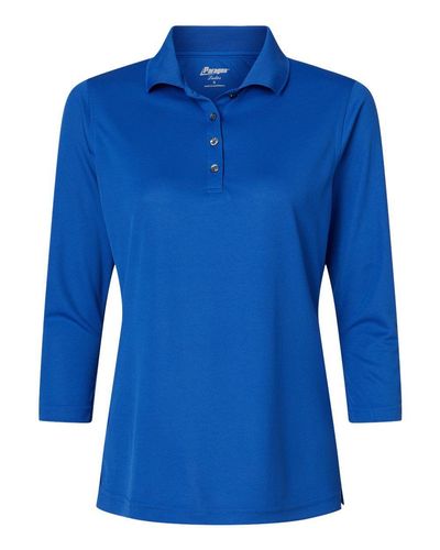 Women's Lady Palm Three-Quarter Sleeve Polo - 120 image thumbnail