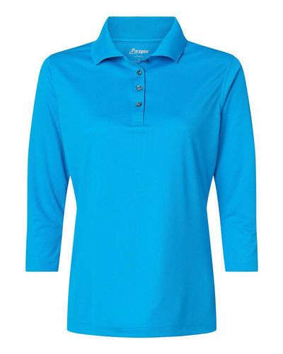 Women's Lady Palm Three-Quarter Sleeve Polo - 120 image thumbnail