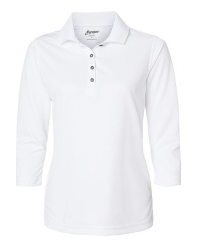Women's Lady Palm Three-Quarter Sleeve Polo - 120 image thumbnail