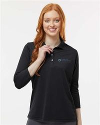 Image of Women's Lady Palm Three-Quarter Sleeve Polo - 120