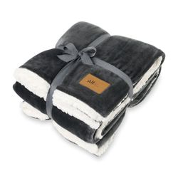 Image of Mink Sherpa Blanket