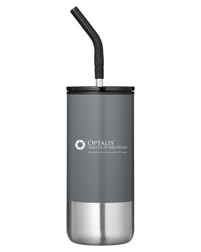Summit 16oz Insulated Tumbler With Straw image thumbnail