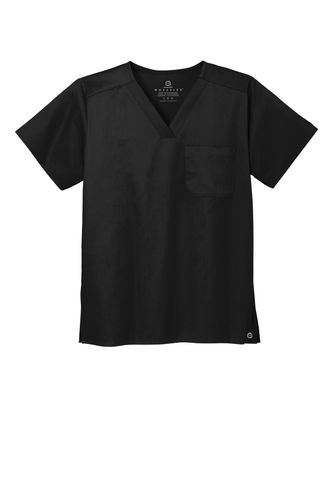 WonderWink Unisex WorkFlex Chest Pocket V-Neck Top WW3160 image thumbnail