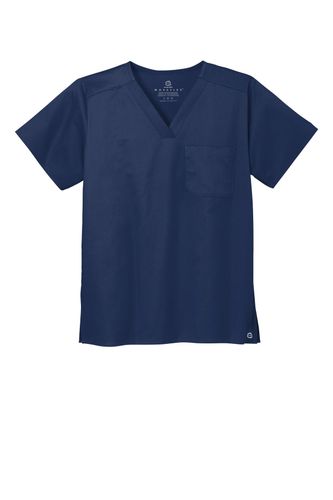 WonderWink Unisex WorkFlex Chest Pocket V-Neck Top WW3160 image thumbnail