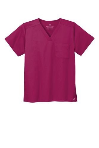 WonderWink Unisex WorkFlex Chest Pocket V-Neck Top WW3160 image thumbnail