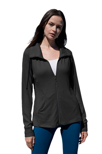 Women’s Mock Neck Full Zip Jacket image thumbnail Women’s Mock Neck Full Zip Jacket image thumbnail