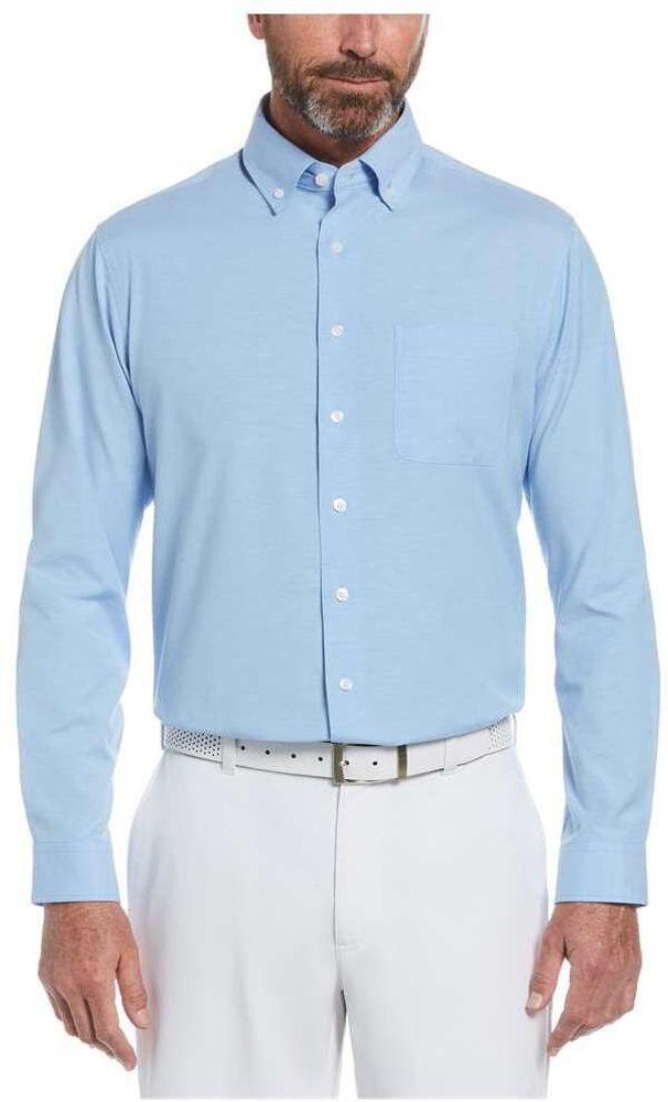 Perry Ellis Heathered Woven Shirt primary image