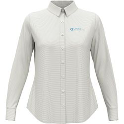 Image of Perry Ellis Ladies Mini Grid Woven Shirt