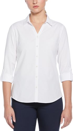 Perry Ellis Ladies Heathered Woven Shirt image thumbnail