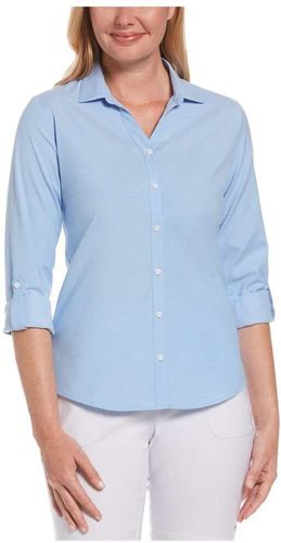 Perry Ellis Ladies Heathered Woven Shirt image thumbnail