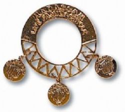 Image of 3 Life Family Circle Pin