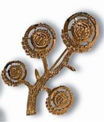 Image of 4 Life Generation Tree Pin