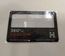 Image of 360° of Healing, The Full Circle Campaign Magnifier/Reader Card