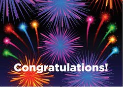 Image of Fireworks Congratulations Cards - 25/Pk