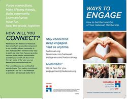 Image of Ways To Engage Brochure